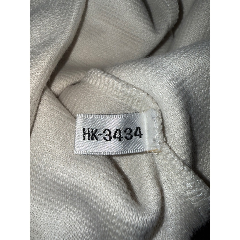 Harold Powell Mens XL Silk Cotton Knit Polo Shirt Cream HK-3434 - Picture 7 of 7